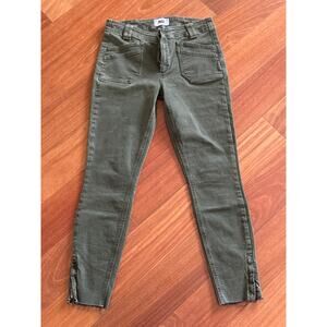 Paige Hoxton Ankle Jeans in Army Green